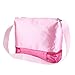 F&Y Sequined Ballet Dance Handbag with Ballet Shoe Pattern, Large Capacity Bag with Zipper and Adjustable Shoulder Strap