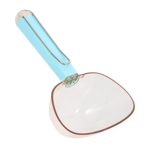 BCOATH ペットフードスプーン 犬用フードスプーン 多目的スプーン 食事用スプーン マーカーホルダー ペットスクープ 多肉植物 猫ふるいスクープ 両面スローフィーダー Sky-blue