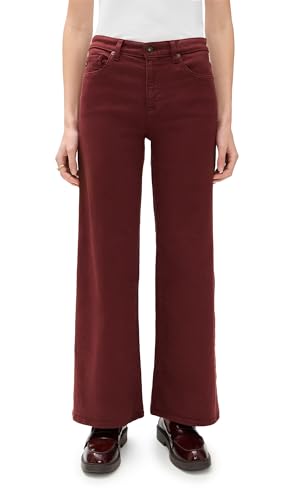 AG Adriano Goldschmied Women's Saige Wide Leg Jeans, Cranberry, 23