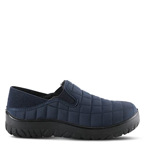 Image of Flexus Spring Step Mella Slip on Shoes for Women - Waterproof Nylon Loafer with Snow Grip Clip - Comfortable Ladies Shoes for Outdoor