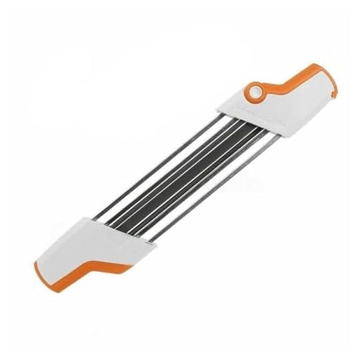 Affilatrice a catena motosega 2 in 1 in metallo, lima a catena per troncatrice da 0,325" Ø 4,8 mm, affilatrice a catena troncatrice