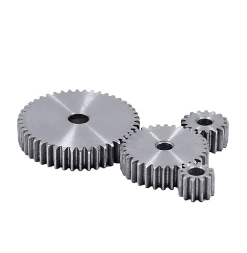 Bevel Gear Pinion Hardware Mechanical 1M19Teeth 1m20Teeth Gear Rack Spur Gear Precision Machinery Industry 45 Steel Gear CNC Pinion(8mm-19 Teeth)