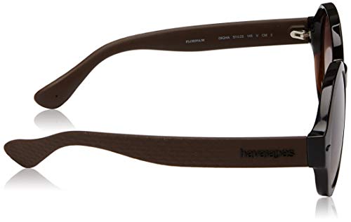 Havaianas Women's Floripa Round Sunglasses, BROWN, 51 mm