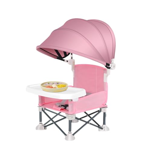 Chaise de repas pliante pour bébé pour manger confortablement en voyage et extérieur