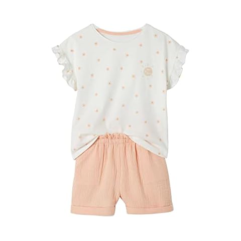 VERTBAUDET Ensemble t-shirt et short pêche 14A Cover
