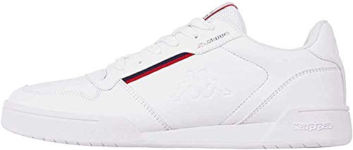Kappa Marabu, Zapatillas Unisex Adulto, White Red 1020, 45 EU