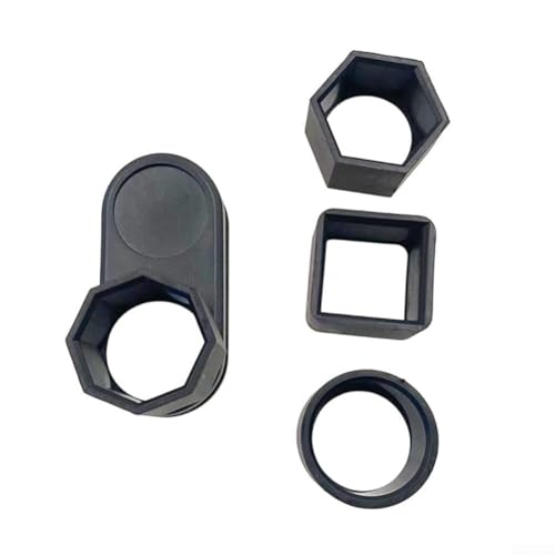 Lot de 4 porte-craies de billard avec ceinture magnétique, ajustement sécurisé pour craies cubiques et cylindriques, portables pour les joueurs dans les...