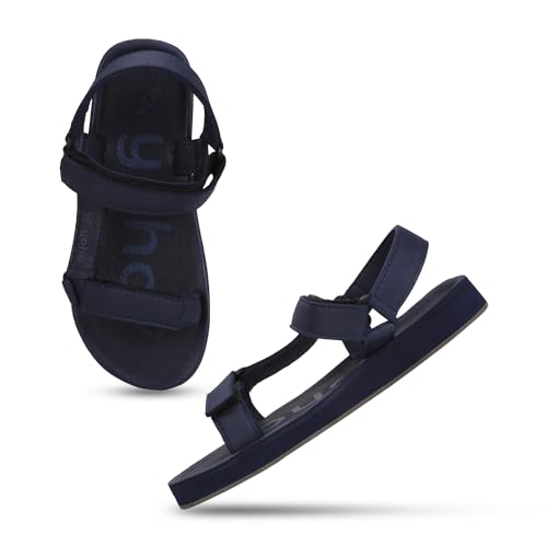 Image of YOHO EVA Sandals for Women | EVA sole | Comfortable cushioned sole with TPR base | Lightweight | Soft skin friendly straps | Adjustable straps | Velcro closure | Vibrant colour options