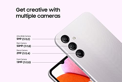 SAMSUNG Galaxy A14 4G LTE (128GB + 4GB) Unlocked Worldwide (Only T-Mobile/Mint/Metro USA Market) 6.6" 50MP Triple Camera + (15W Wall Charger) (Black (SM-A145M/DS))