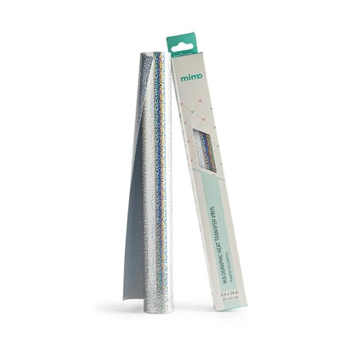 Mimo - Heat Transfer Vinyl Holographic - Cosmic Silver - 9.8 x 24 in - 1 Unit