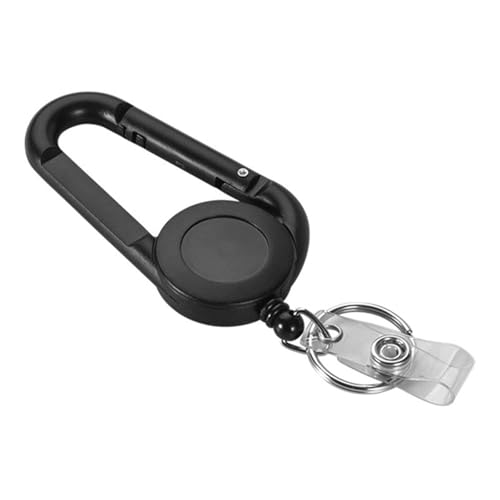 Porte-clés télescopique d'extérieur rétractable avec retour haute résistance