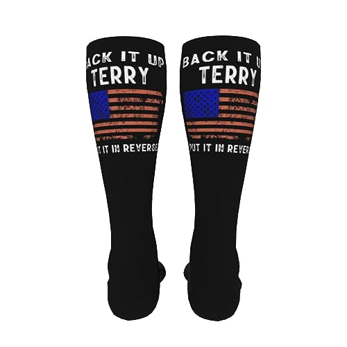Back It Up Terry Put It In Reverse Knee High Socks For Women Long Tube Socks Athletic Compression Socks Unisex High Socks Girls4