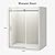 Zevemomo 56"-60" W x 76" H Frameless Shower Doors, Sliding Shower Door with 1/4" (6mm) Clear Tempered Glass, Silent Soft-Close Shatterproof Shower Door, Reversible Installation, Aluminum, Chrome