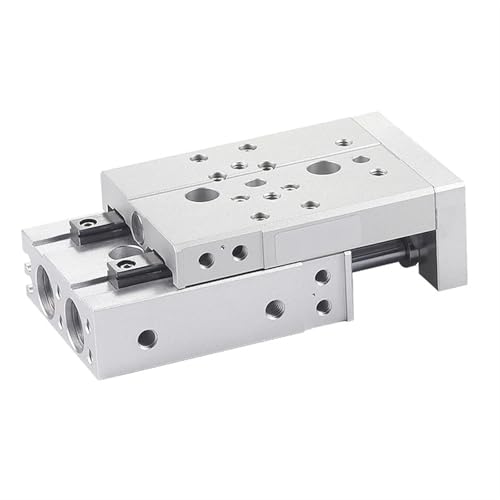 Vérin coulissant HLQ8X30-S avec rail de guidage pneumatique de précision
