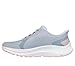Skechers Women's Go Run Consistent 2.0 Captiva Hands Free Slip-Ins Sneaker, Gray/Light Blue, 8.5