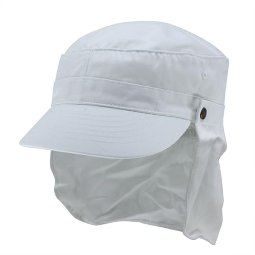 Image of The Vintage Year Heavy Stitching Washed Cotton Cadet Hat - Durable Military Baseball Cap for Men & Women, Outdoor Casual Wear