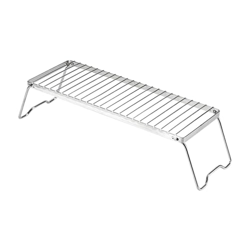 Support réchaud acier inoxydable durable étagère extérieure de camping - 8