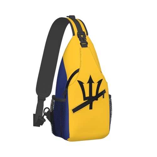 Mochila Unisex de Alta Capacidad con Diseño de Bandera de Barbados miniatura 2