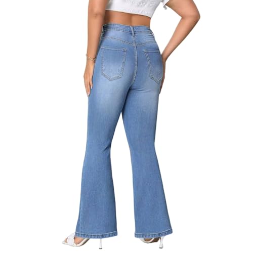 Baggy Jeans for Women Stretch High Wasited Straight Leg Jeans Casual Loose Boyfriends Trousers Y2K 90s Denim Pants4