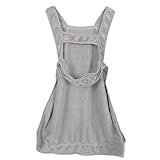 Mikikit Dog Sling Cat Carrier Apron Bag Comfortable Pet Holding Apron for and Grooming Reduces Shedding and Scratches for Cats and Small Dogs