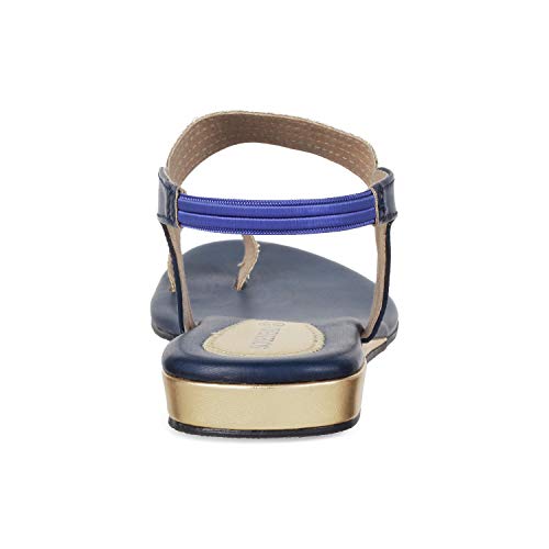 Image of SOLE HEAD Black Flat Women Sandal