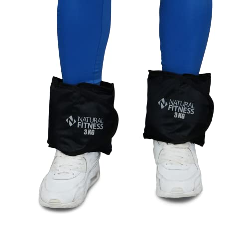 Par Caneleira Tornozeleira de Peso 3 Kg