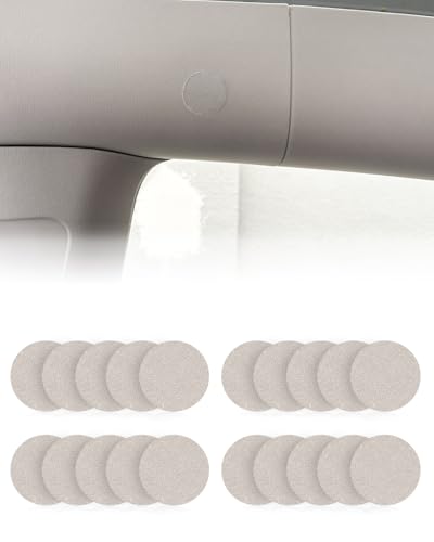 BIOOICH Beige Car Roof Repair Patches - Self-Adhesive Patches for Repairing Holes in Car Roofs. Easy to Apply, No Residue, and Won't Peel Off (Diameter 1.18