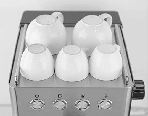 Cafetera semiautomática de acero inox 15 tazas miniatura 5