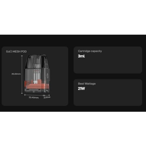 Miniatura 3 de Vaporesso Xros Series Pod Mesh 3ml - 4 Pcs- Vaporesso Xros Series Pod Mesh 0.6ohm Compatible With Xros Pro Xros Cube Xros 3 Xros 3 Mini Xros 3 Nano Xros Nano Xros 2 Xros Mini Xros
