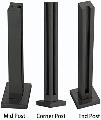 304 Stainless Steel Glass Balustrade Kit - Modern Indoor Glass Panel System for Hallway, Stairs & Railings - Durable, Stylish Safety Solution for Home & Office