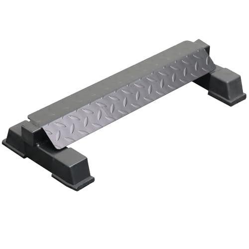 PRHSCRD Steel Calf Raise Bar - 600 lbs Capacity Standing Calf Raise Machine with Ramp Design, 23.6'...