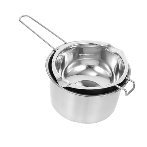 Cabilock Pentola Bagnomaria in Acciaio Pentola Per Sciogliere Caramelle e Cioccolato Per Bollente Robusta e Durevole