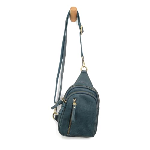 Image of Joy Susan Skyler Sling Bag: Vegan Leather, Zippered Closure, Brass Plated Hardware