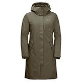 Winddicht Jack Wolfskin Damen Cold Bay Mantel Damen Mantel XS granit
