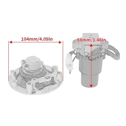Interrupteur d'allumage moto haute performance avec serrure de selle pour Yamaha TZR150
