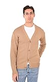 Veste en maille légère pour homme avec fermeture à simple boutonnage