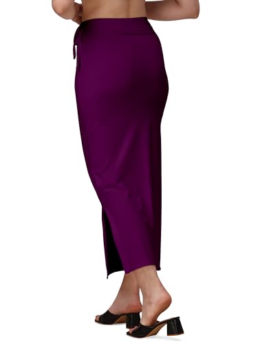 Image of Mehrang Microfiber Saree Shapewear Petticoat for Women, Cotton Blended Shape Wear Dress for Saree