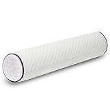 Cervical Neck Roll Pillow- Cylinder Round Cushion Bolster Support for Sleeping, Memory Foam Bolster