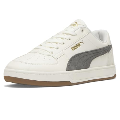 PUMA Mens Caven 2.0 Suede Lace Up Sneakers Shoes Casual - White2