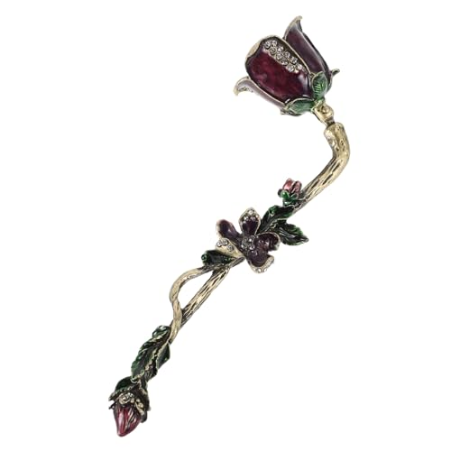 JUMPLAWN Spegnicandele Forma Fiore in Metallo Spegnicandele Vintage per Spegnere Candele Fiamma dello Attrezzo Decorativo retrò e Hotel