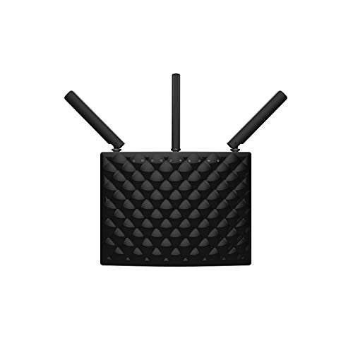 Tenda AC1900 AC15 – Router inalámbrico Gigabit de Doble Banda(4 puertos gigabit, 600Mbps a 2.4GHz, 1300Mbps a 5GHz, 3 Antenas externas, USB3.0, Beamforming, Servidor VPN, WPS,DDNS)