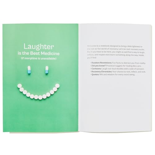 Image of Injury Rehab & Wellness Journal: Funny Recovery Journal - Lighthearted jokes, fun facts, and sarcastic humor to lighten the load. Perfect for Surgery, Injury, or just dealing with Life's Setbacks (Healing Humor - Jokes for the Journey)