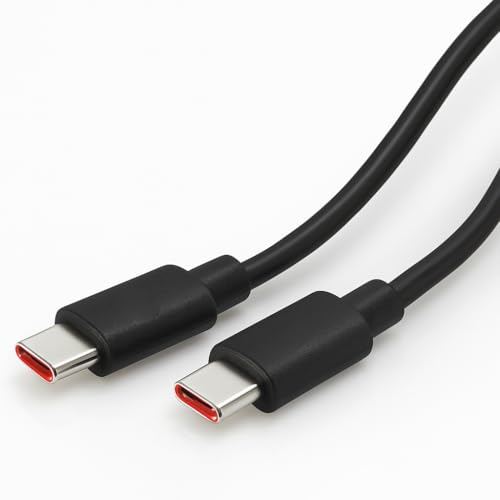 Image of Motorola Original USB C to C Charging Cable for Motorola Edge 60 Fusion /Edge 50 Fusion /Edge 50 Ultra /50 Pro /Razr 50 Ultra /Moto G45 /G54 /G64 /Moto E40 /Moto G35 & Support Other All Type C Devices,Black