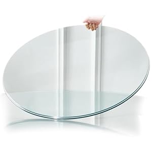 Generisch Generic Runde Glastischplatte 66 cm