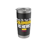 The Colombian is da Funny Colombia Flag Pride Stainless Steel Insulated Tumbler