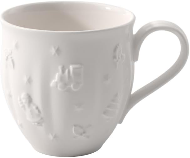 Villeroy & Boch Delight Royal Classic Mug with Handle Large, 1 Count (Pack of 1), White