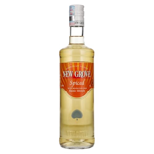New Grove Spiced Mauritius Island Rum 37,5% Vol. 0,7L With Glass