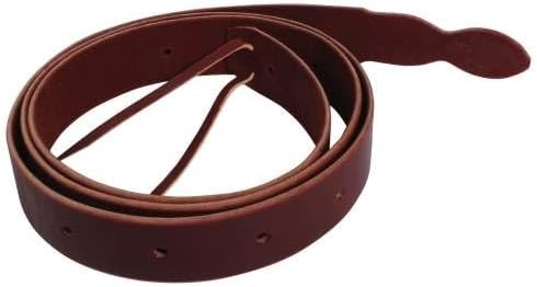 Regular Leather Western Horse Saddle Latigo Off Billet Tie Strap Set Pair Latigo Saddle Cinch Tie Strap - Saddle Strap - Accessory Cinch Western Saddle Cinch tie with Holes Latigo Leather Strap, MO-02