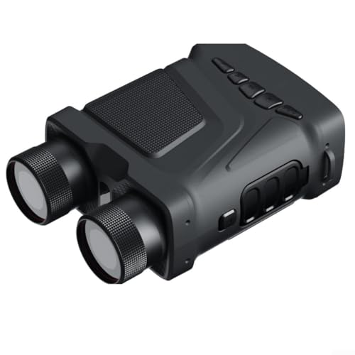 1080P FHD - Prismáticos para visión nocturna con zoom 5X Full HD, visión nocturna infrarroja con pantalla TFT de 7.6 cm para caza, camping, viajes