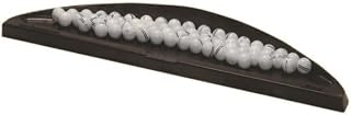 Half-Moon Molded Rubber Ball Tray, Green